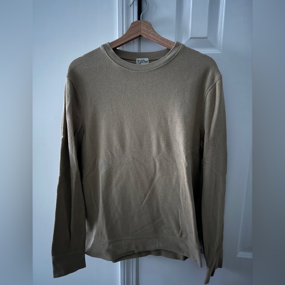 J. Crew Men's Long-sleeve textured sweater-tee